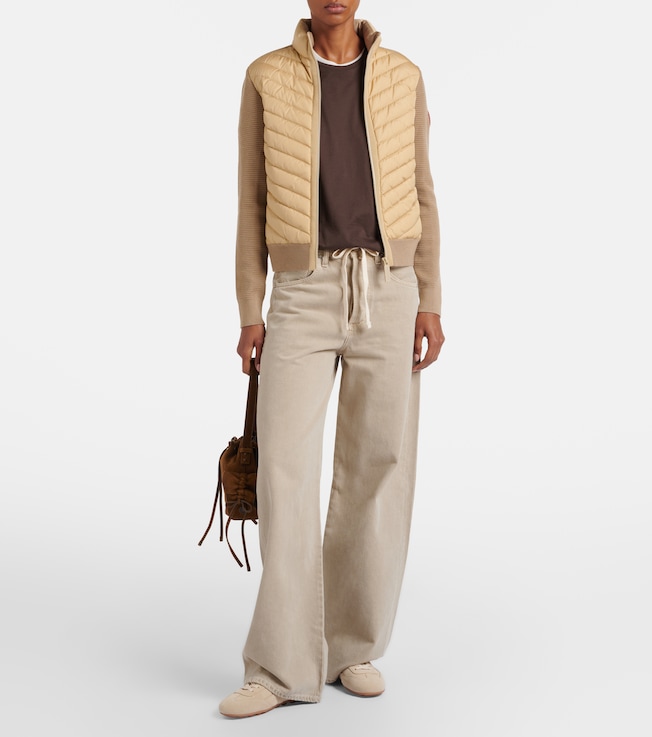 Canada Goose HyBridge down-paneled wool jacket