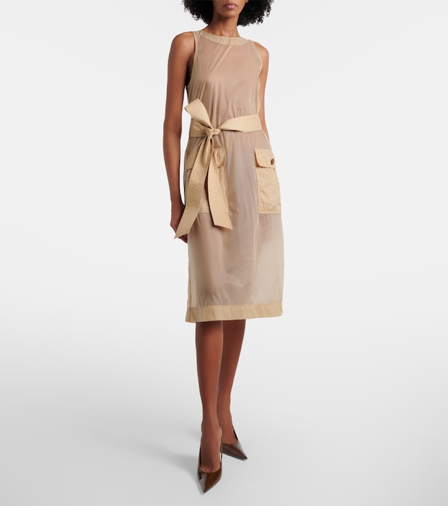 Saint Laurent Semi-sheer midi dress