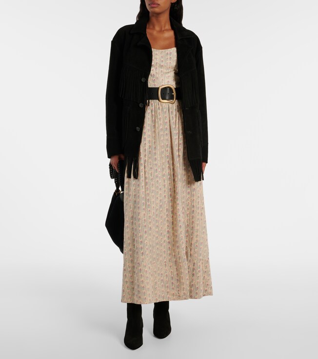 Polo Ralph Lauren Floral cotton midi skirt