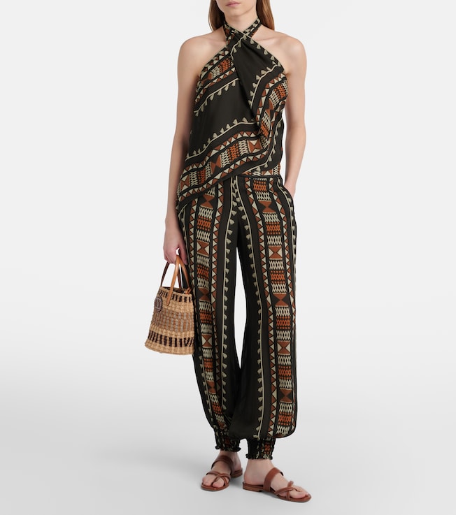 Johanna Ortiz Nareem silk georgette balloon pants