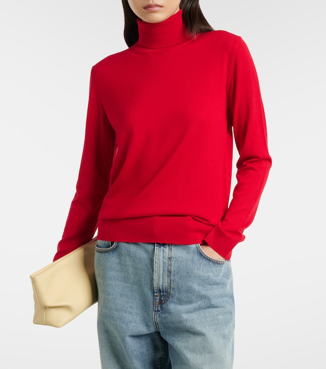 Róhe Wool and cashmere turtleneck sweater