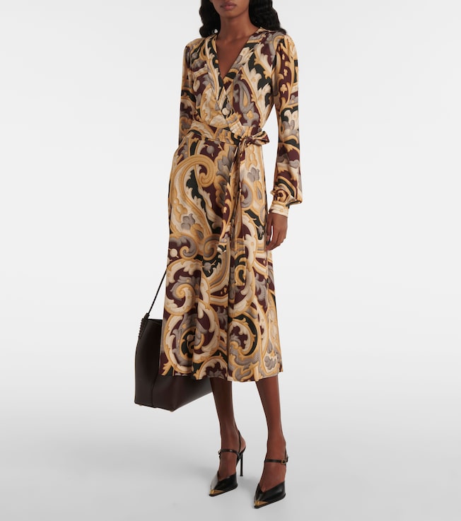 Etro Printed midi dress