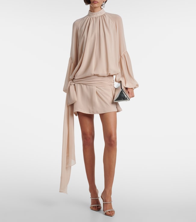 Rotate Tasha chiffon minidress