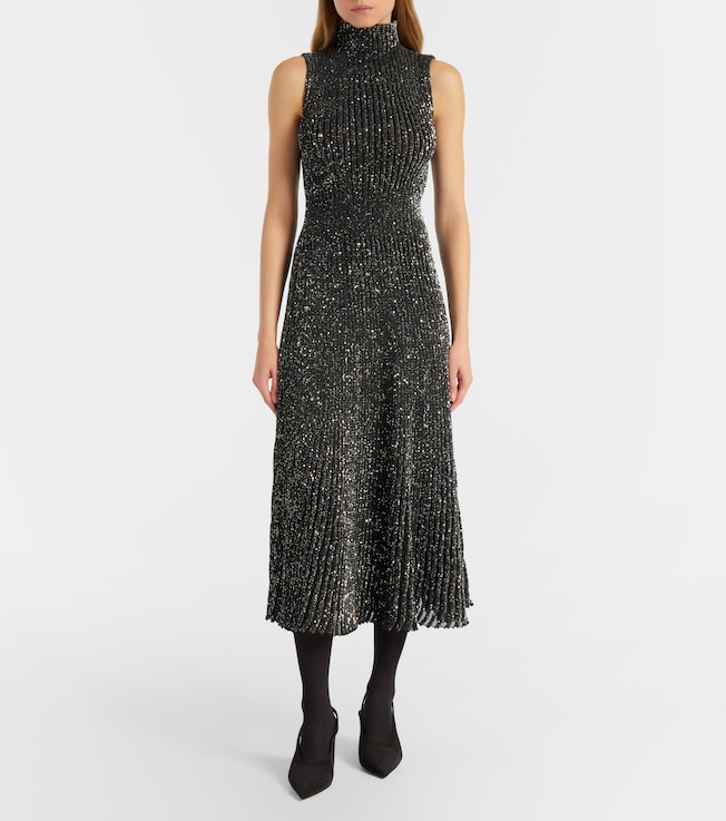 Alaïa Sequined midi dress