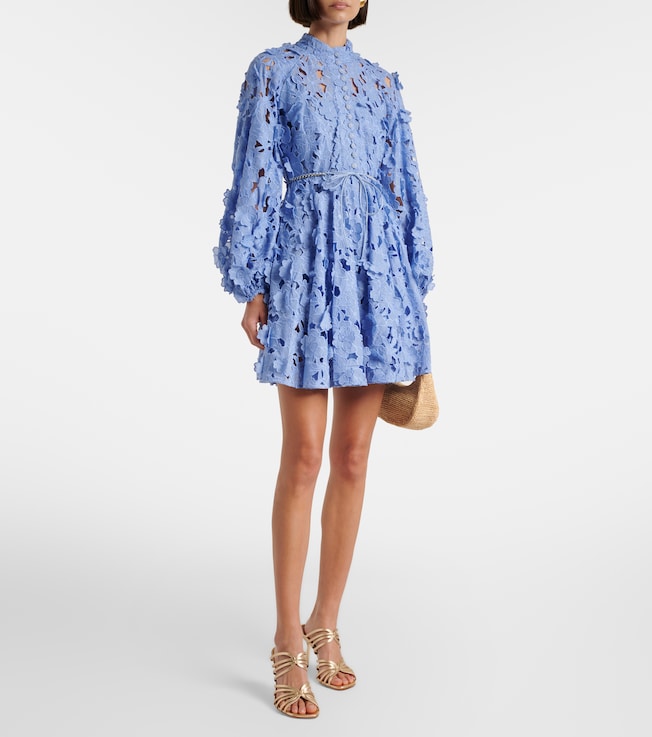 Zimmermann Patience floral lace minidress