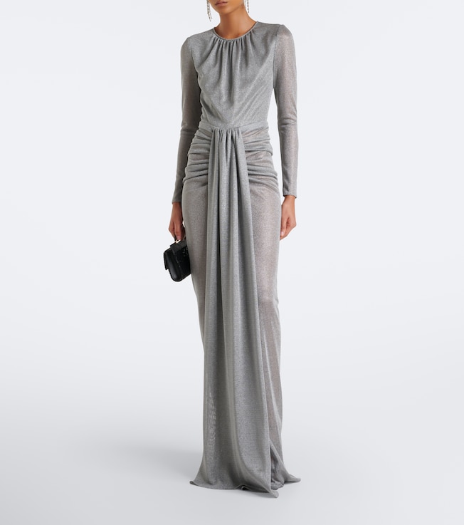 Dolce&Gabbana Dolce & Gabbana Draped lamé gown