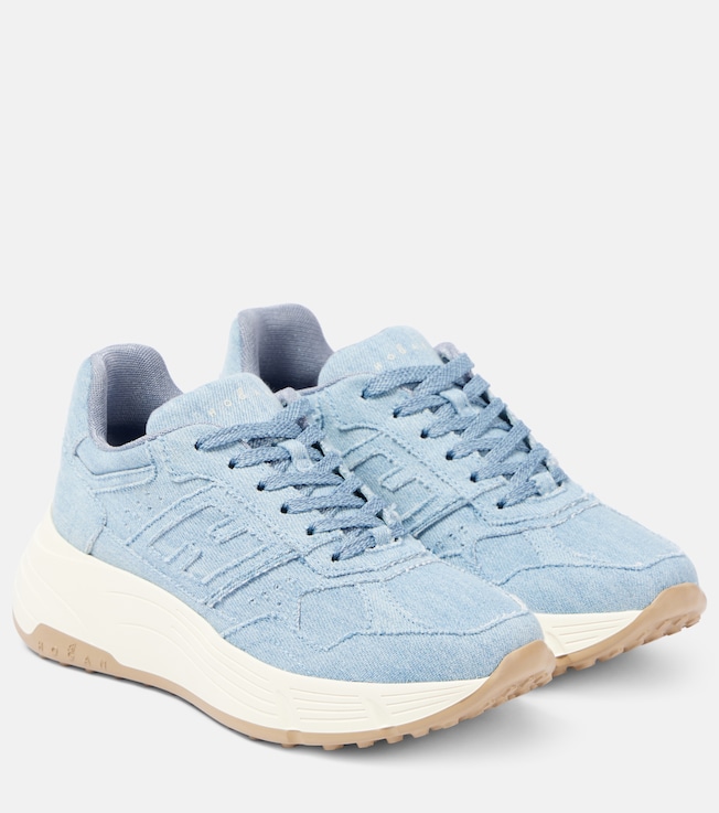 Hogan Hi-Fi denim sneakers