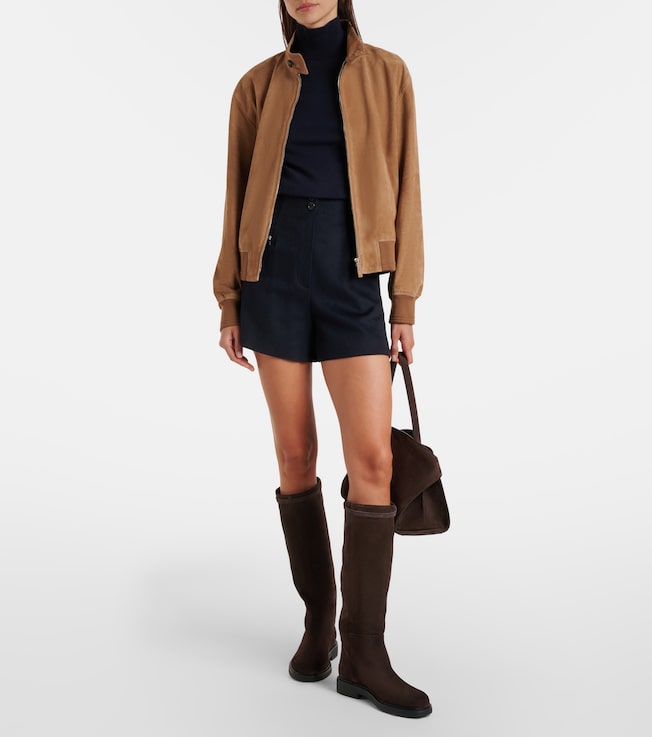 Tod's Suede bomber jacket
