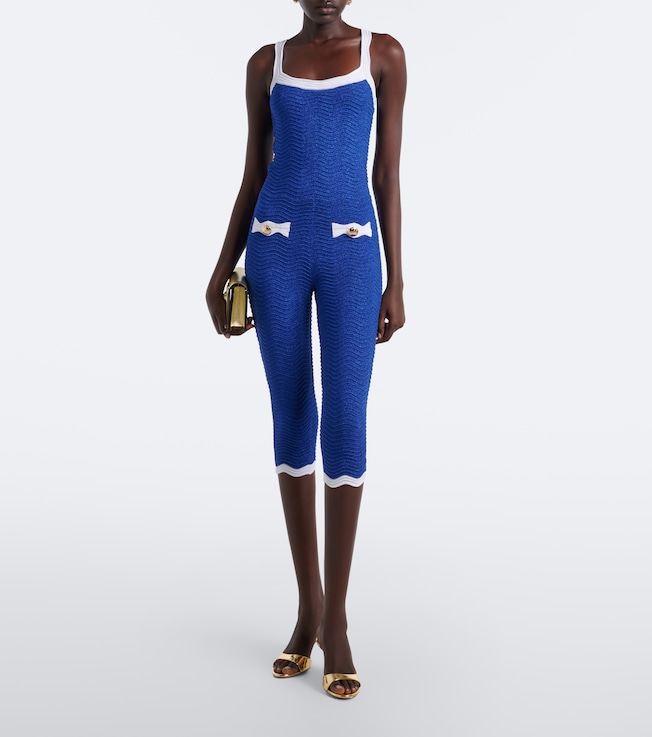 Retrofête Verene rib-knitted jumpsuit