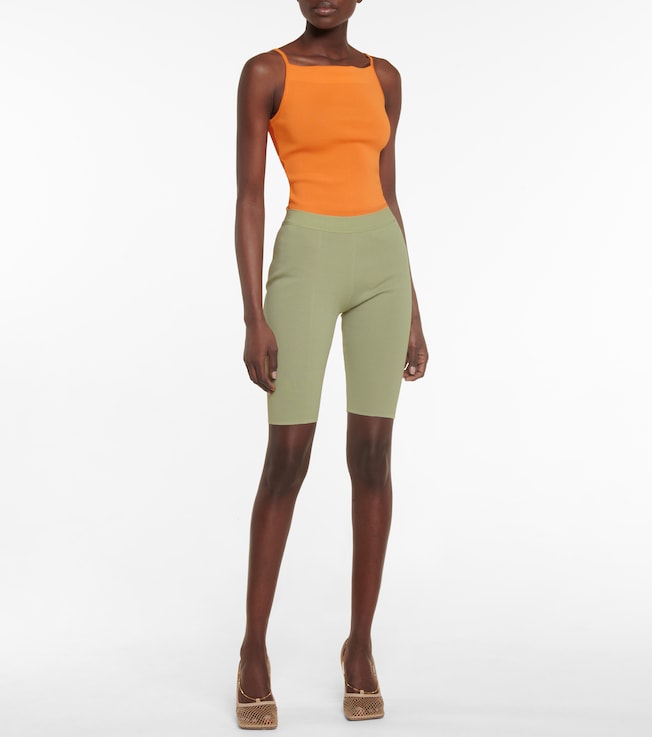 LOW CLASSIC High-rise knit shorts