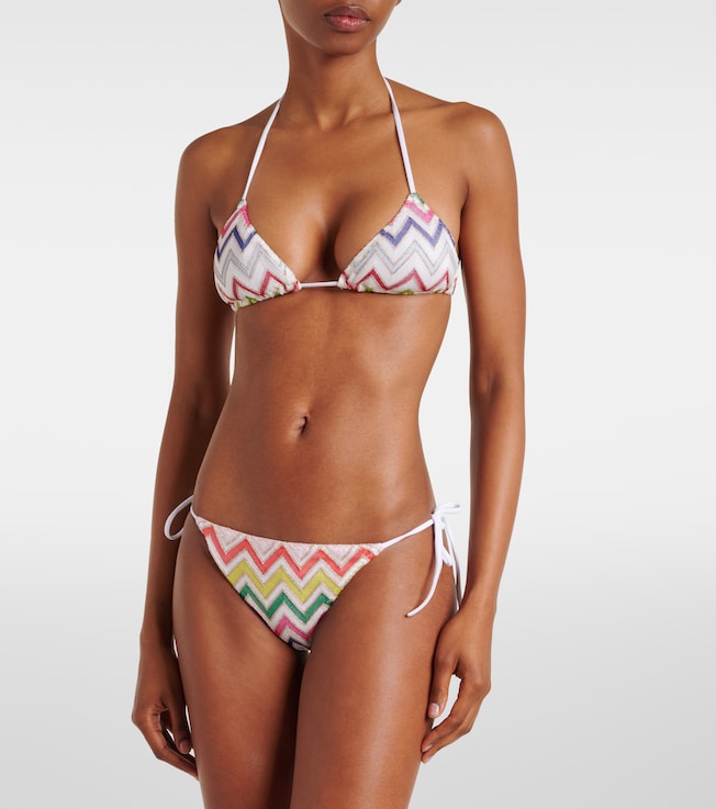 Missoni Missoni Zigzag lamé bikini