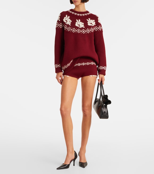 Magda Butrym Fair Isle wool sweater