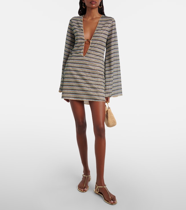 Oséree Lumière striped minidress