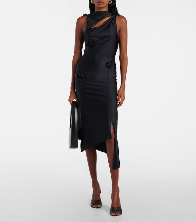 Coperni Floral-appliqué asymmetric top