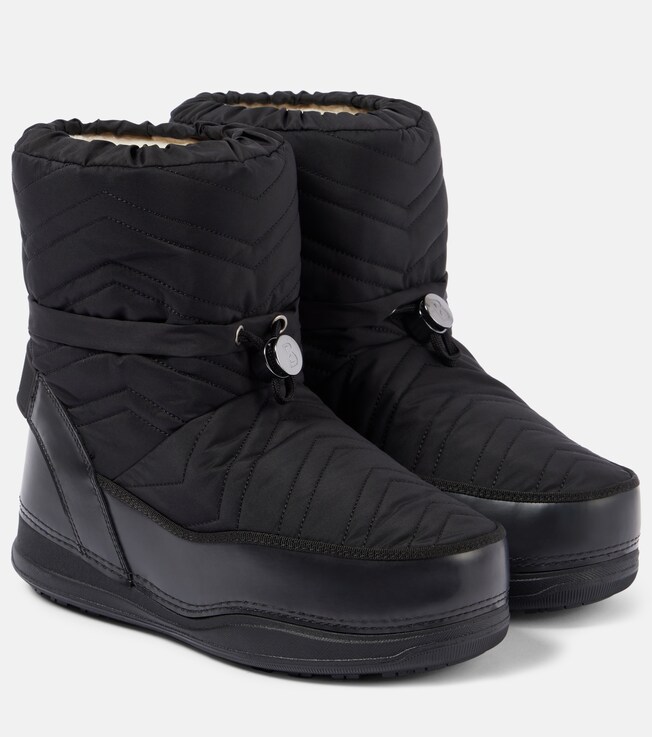 BOGNER La Plagne faux leather snow boots