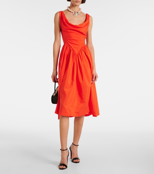 Vivienne Westwood Sunday cotton and silk midi dress