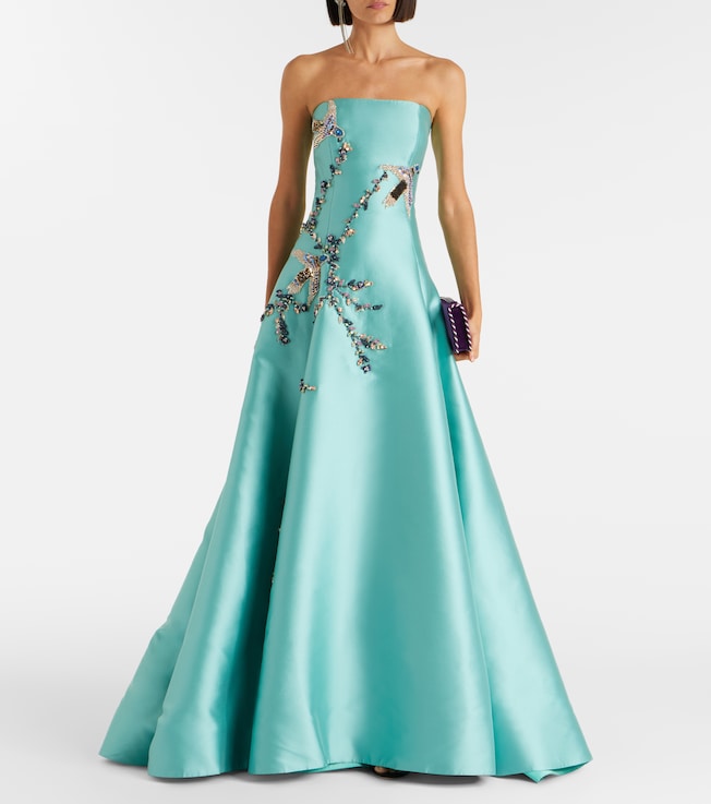 Costarellos Mavia embellished gown