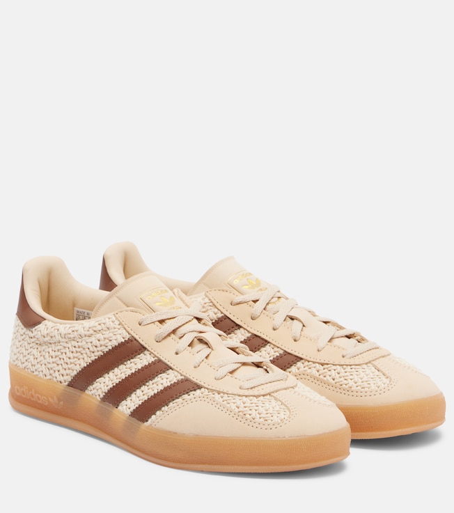 adidas Gazelle Indoor suede-trimmed sneakers