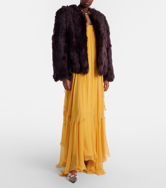 Chloé Ruffled silk muslin gown