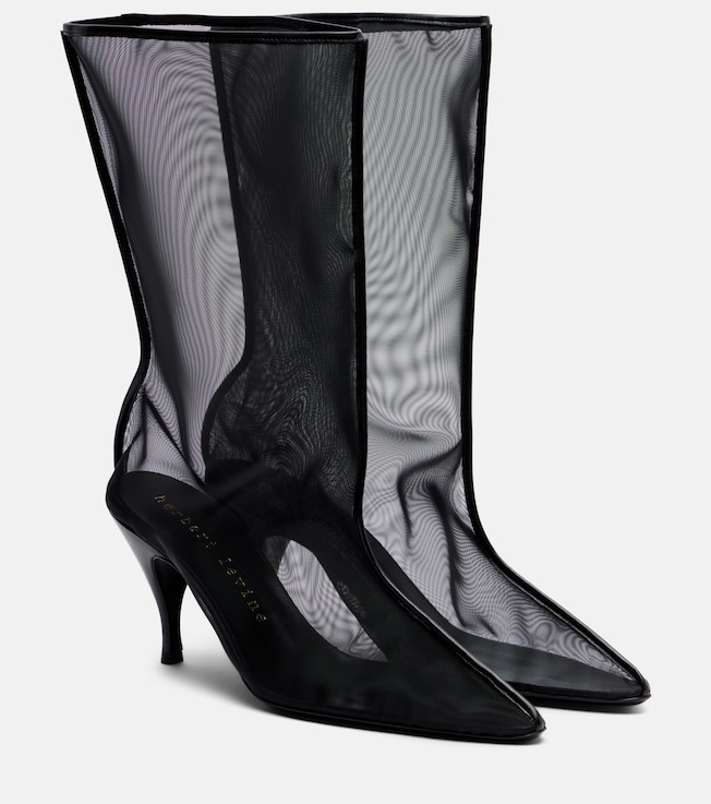 Herbert Levine Drawing A Blank 80 mesh mid-calf boots