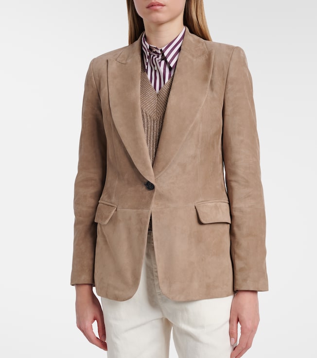 Brunello Cucinelli Brunello Cucinelli Suede blazer