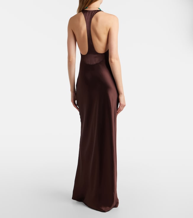 Staud Staud Juanita satin gown