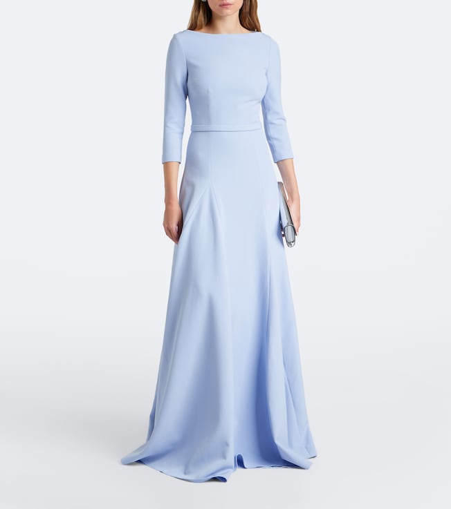 Safiyaa Emilia crêpe gown 