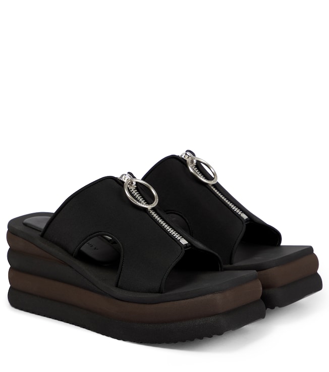 Stella McCartney Scuba wedge sandals