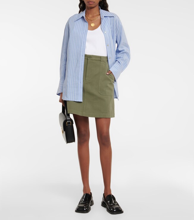 A.P.C. Lea cotton twill miniskirt