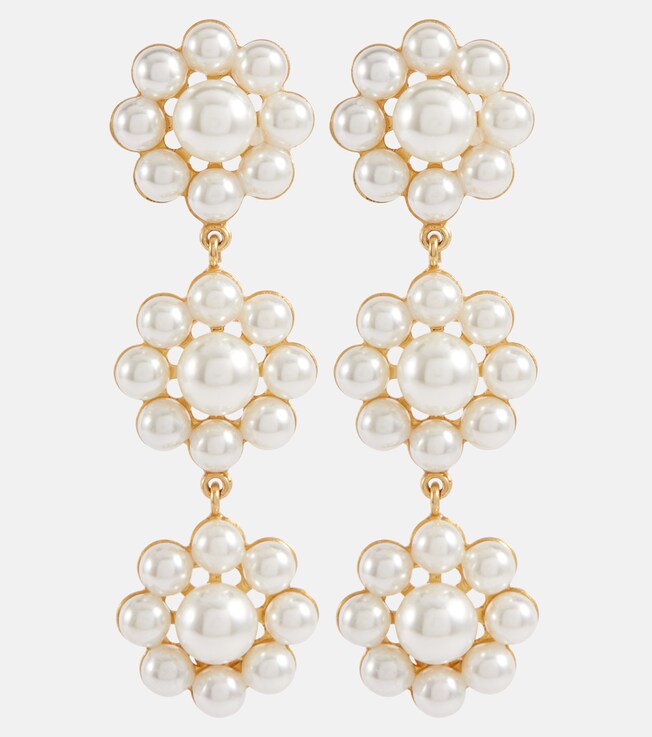 Boucles d’oreilles de mariée Olive à ornements | Jennifer Behr