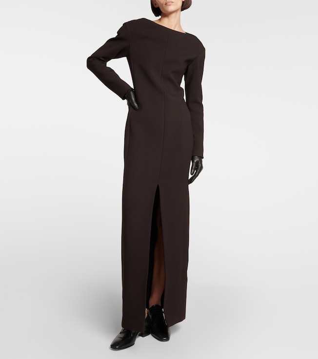 The Row Reysha wool-blend maxi dress