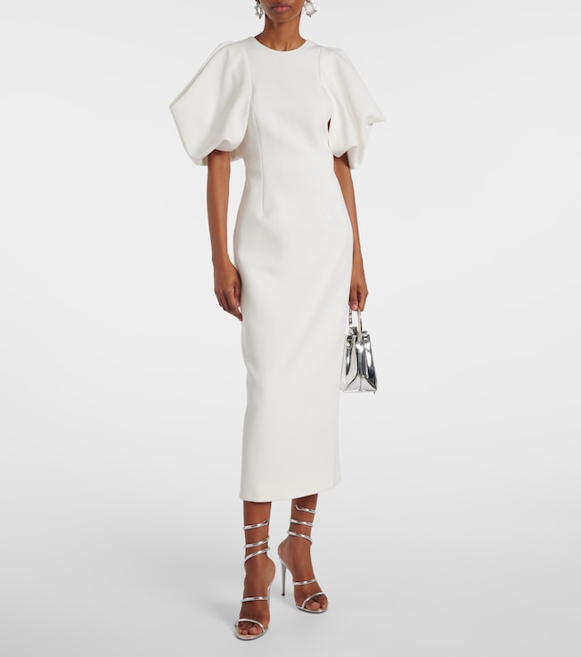 Roksanda Bridal Calita crêpe midi dress