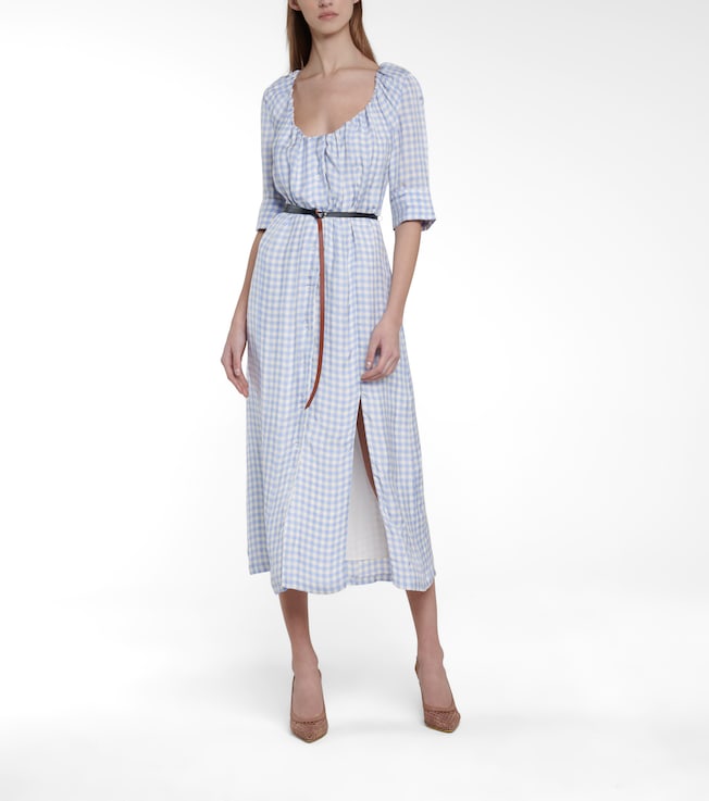 Altuzarra Giselda gingham midi dress