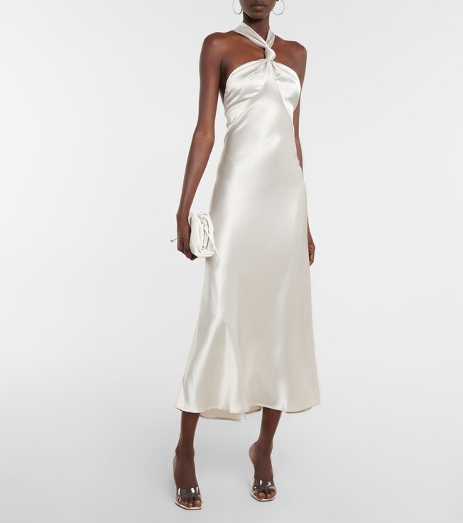 Galvan Bridal Santorini satin gown