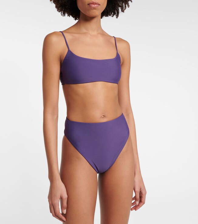 Jade Swim Incline high-rise bikini bottoms