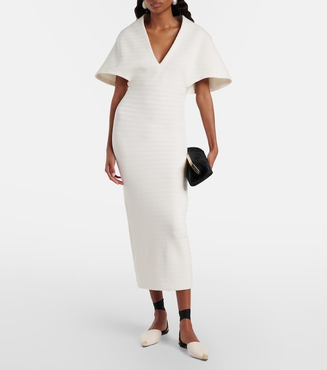 Knitted midi dress