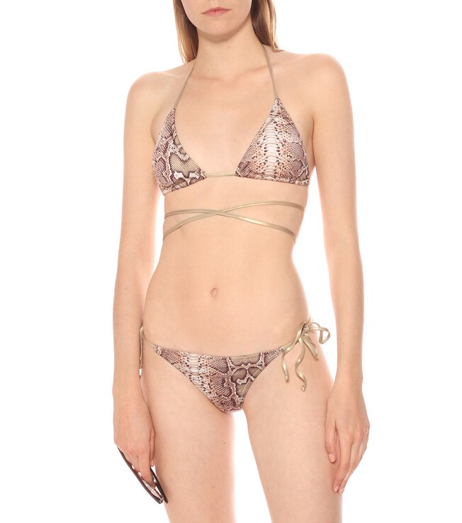 Reina Olga Miami printed bikini bottoms