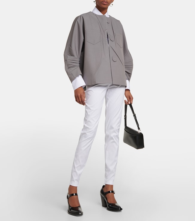 Prada Slim cotton-blend pants