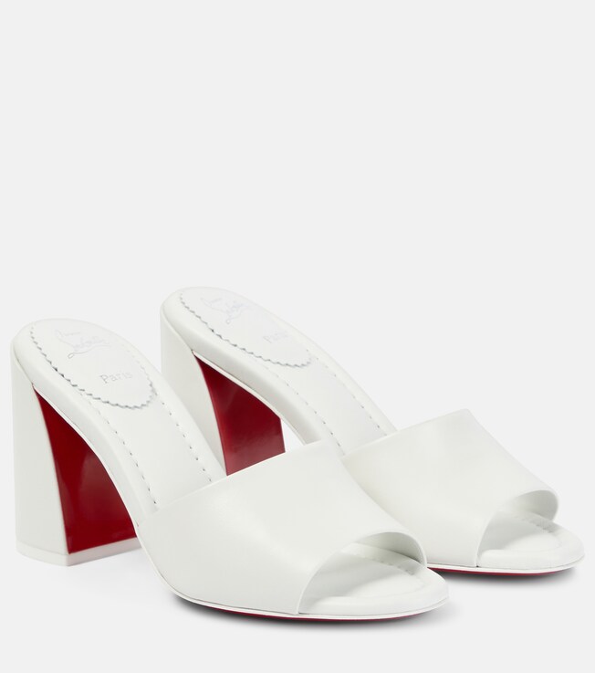 CHRISTIAN LOUBOUTIN Jane leather mules