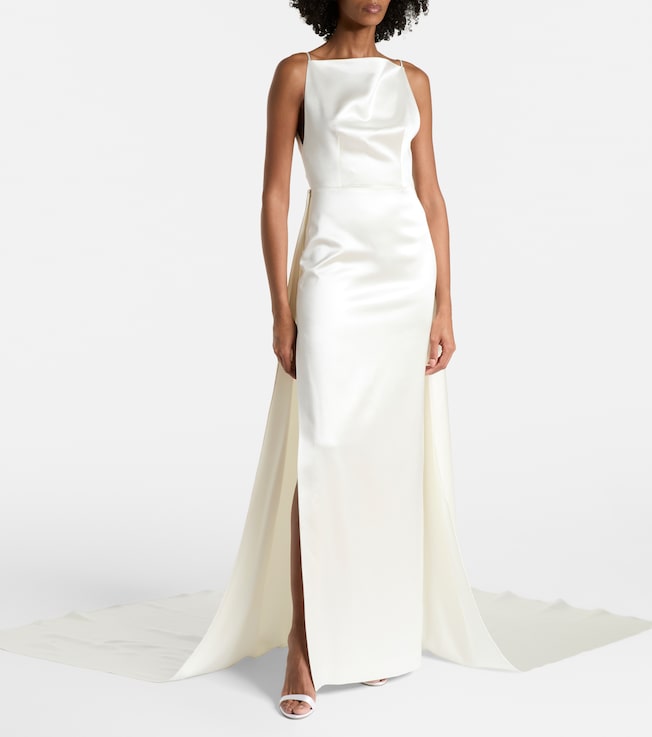 Danielle Frankel Bridal Emerson silk and wool gown