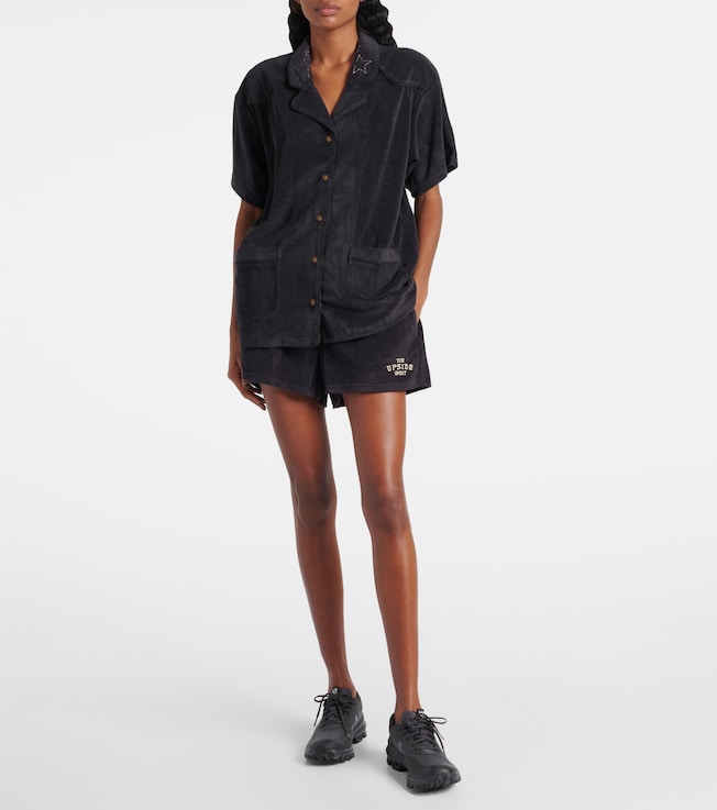 The Upside Saddle Up cotton-blend terry shirt