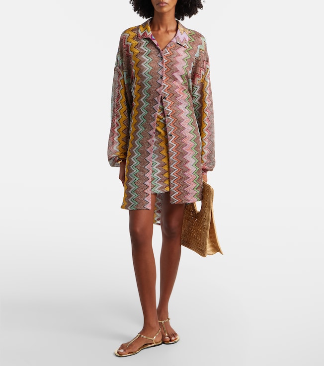 Missoni Zigzag lamé shirt