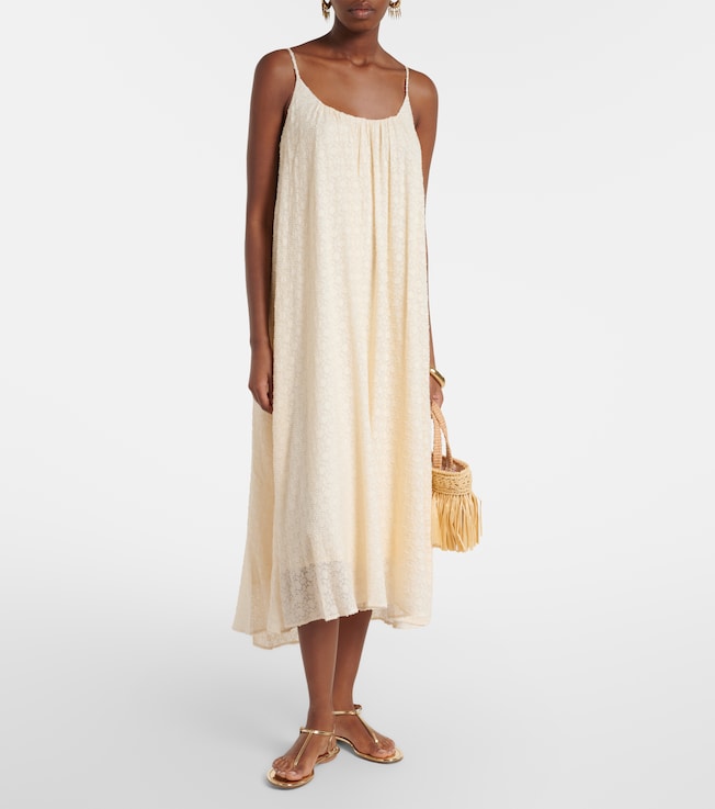 Eres Confidentielle silk and cotton midi dress
