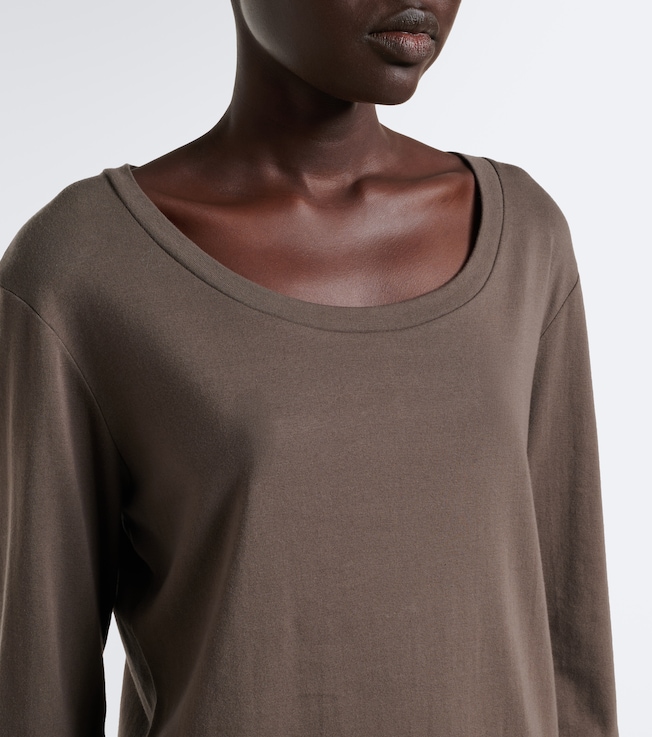 The Row The Row Kalto cotton jersey top