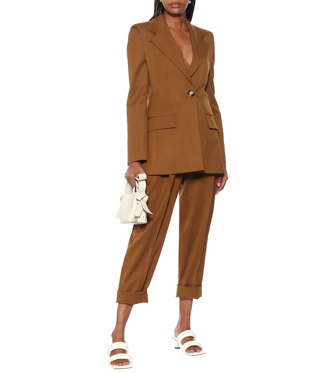 Proenza Schouler High-rise stretch-wool tapered pants