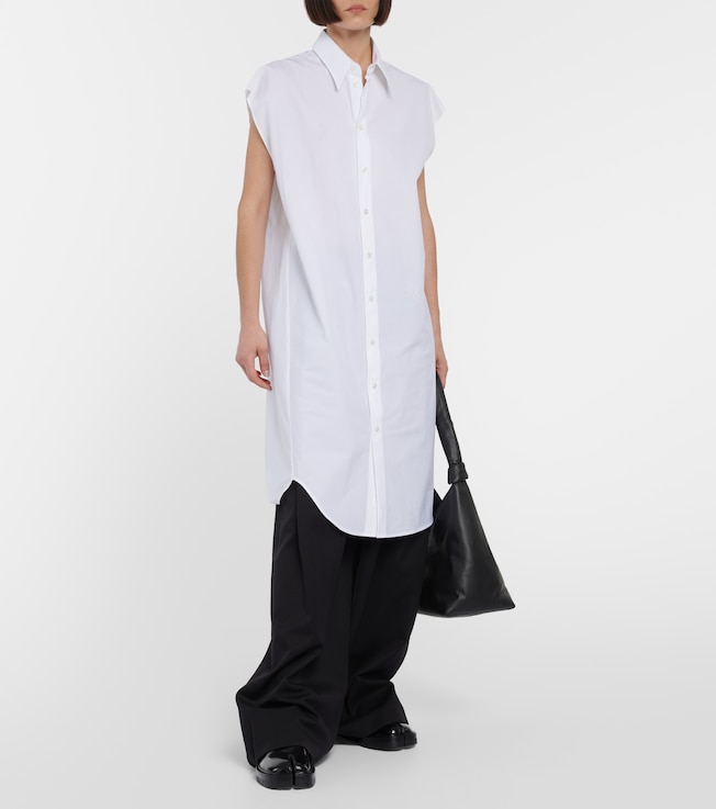 MM6 Maison Margiela Cotton poplin midi dress