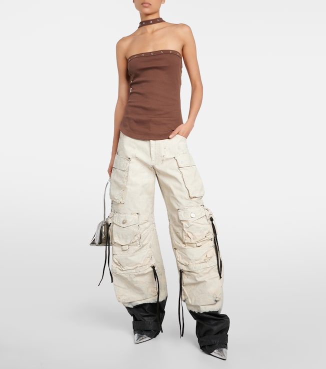 THE ATTICO Fern cargo jeans