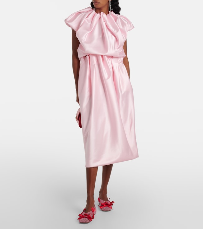 Simone Rocha Draped satin top