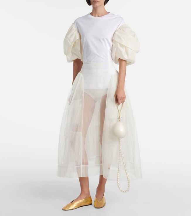 Simone Rocha Tulle midi skirt