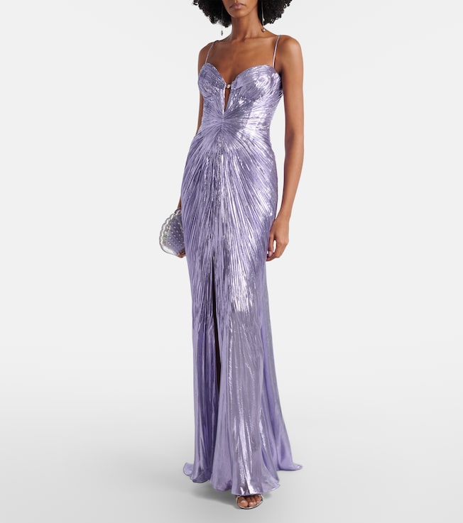 Maria Lucia Hohan Sara silk-blend bustier gown